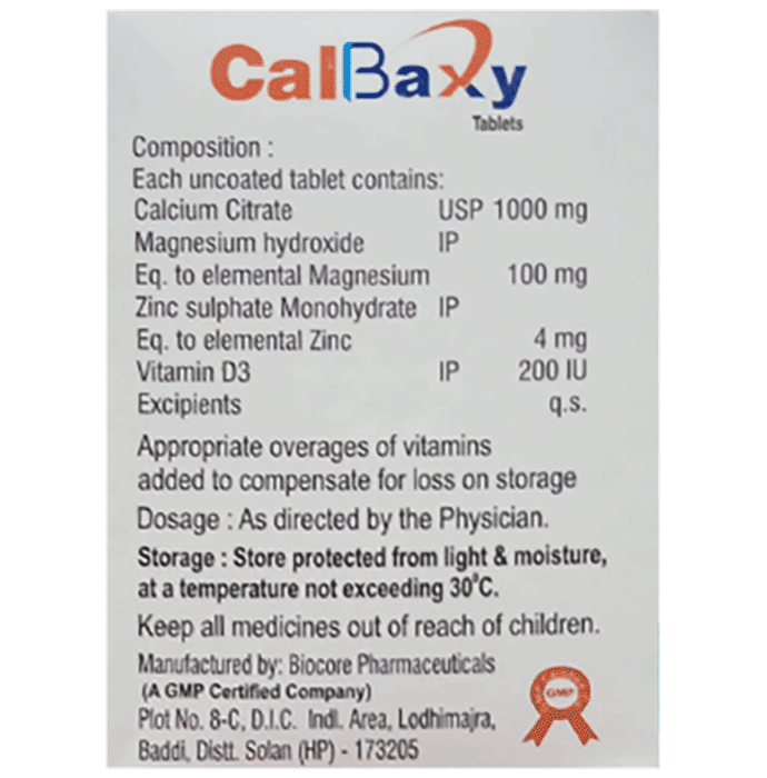 Calbaxy Tablet