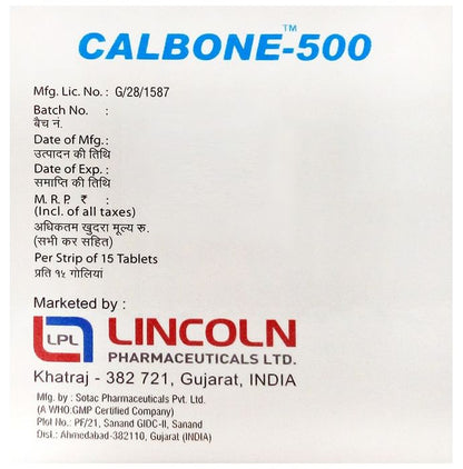 Calbone 500 Tablet