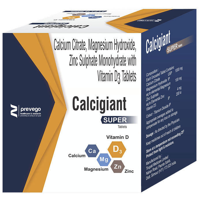 Calcigiant Super Tablet - Classic Derma