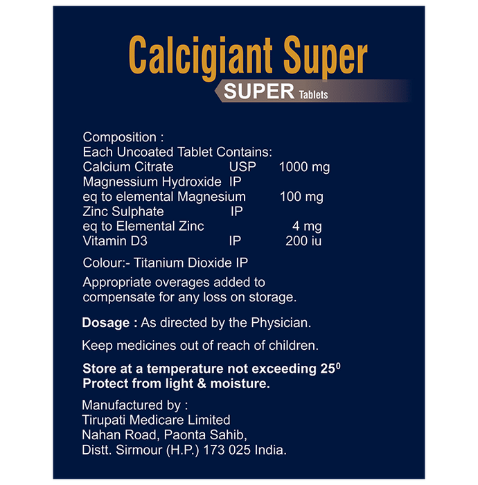 Calcigiant Super Tablet