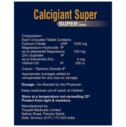 Calcigiant Super Tablet