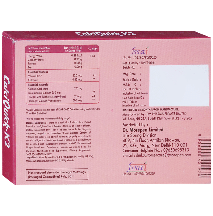 Calciquick K2 Tablet