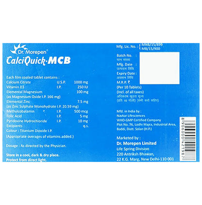 Calciquick-MCB Tablet