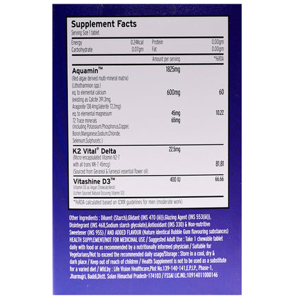 Calciup-AQ Chewable Tablet Bubblegum