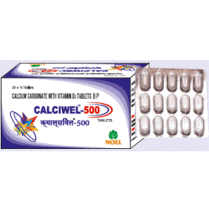 Calciwel -500 Tablet - Classic Derma