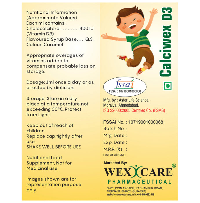 Calciwex D3 Oral Drops