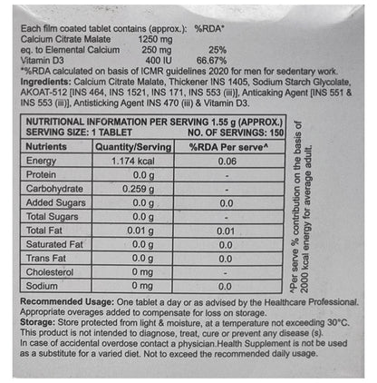 Calcix Health Supplement Non-Veg Tablet