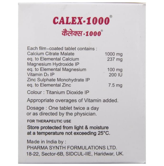 Calex-1000 Tablet