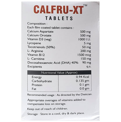 Calfru-XT Tablet