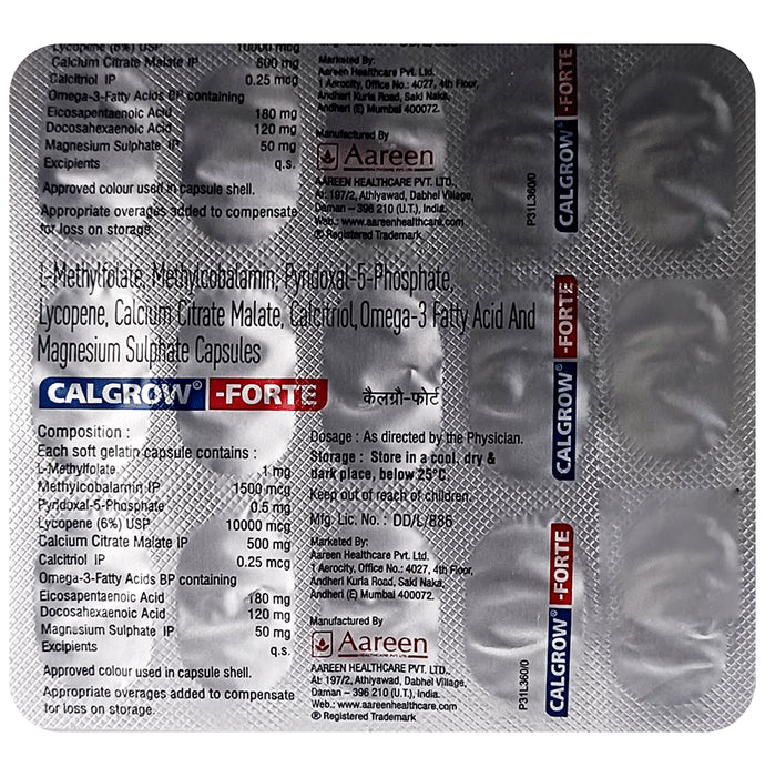 Calgrow Forte Capsule - Classic Derma