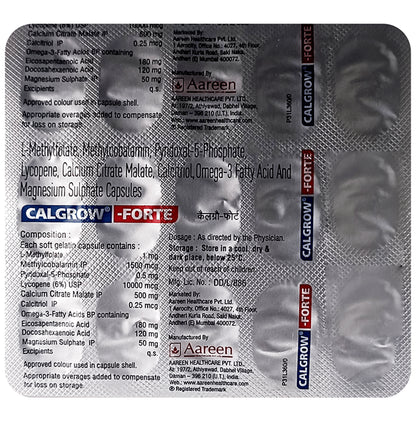 Calgrow Forte Capsule - Classic Derma