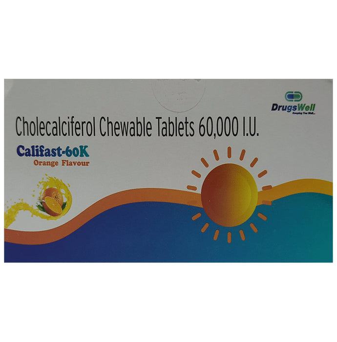 Califast 60K Chewable Tablet Orange - Classic Derma