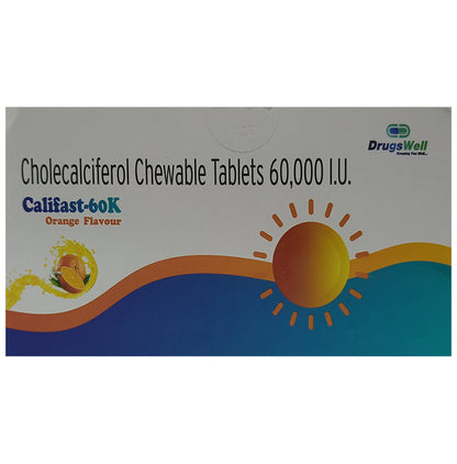 Califast 60K Chewable Tablet Orange - Classic Derma