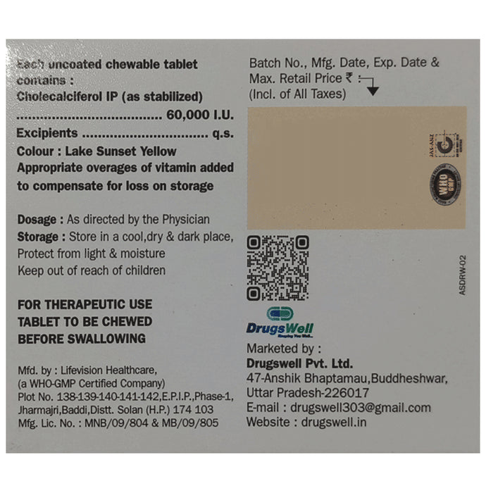 Califast 60K Chewable Tablet Orange