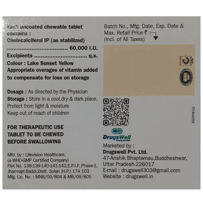 Califast 60K Chewable Tablet Orange