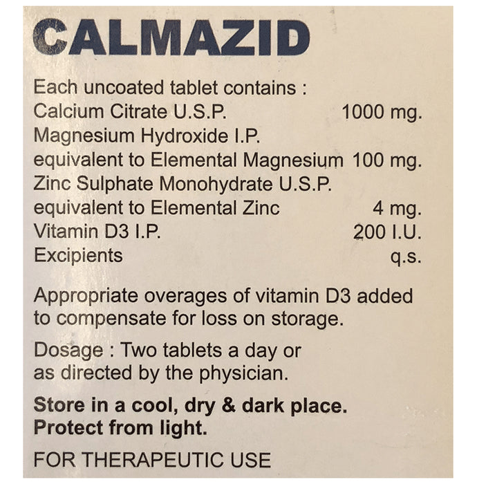 Calmazid Tablet