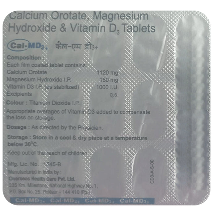Cal-MD3+ Tablet - Classic Derma