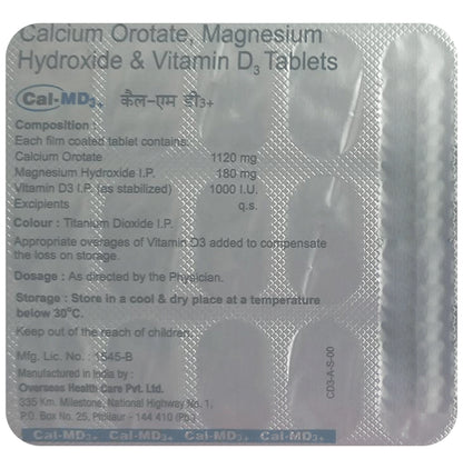 Cal-MD3+ Tablet - Classic Derma