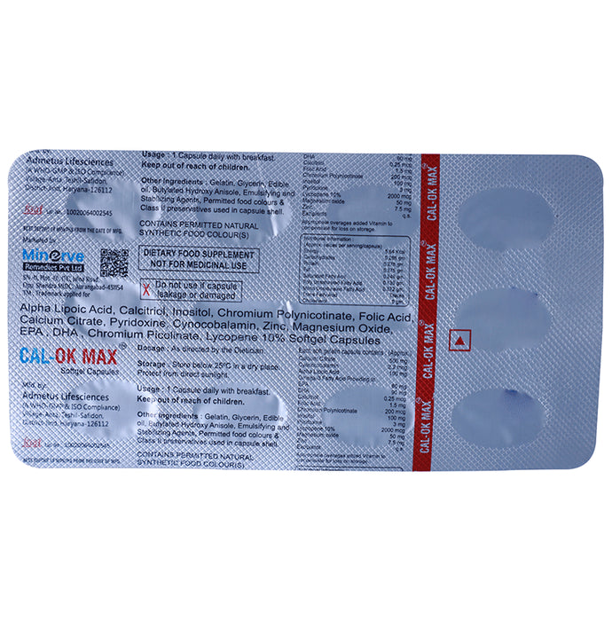Cal-OK Max Softgel Capsule