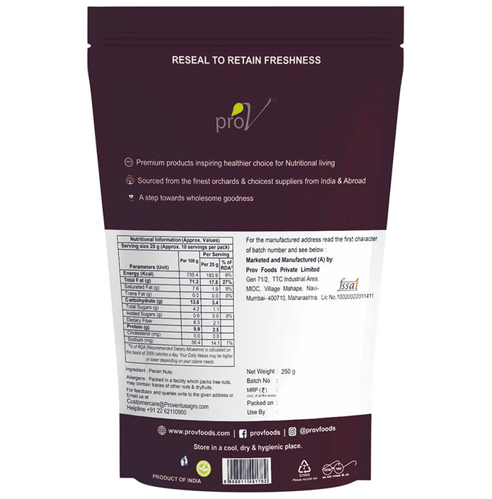 Prov Premium Pecan Nuts (250gm Each)