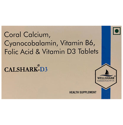 Calshark-D3 Tablet - Classic Derma