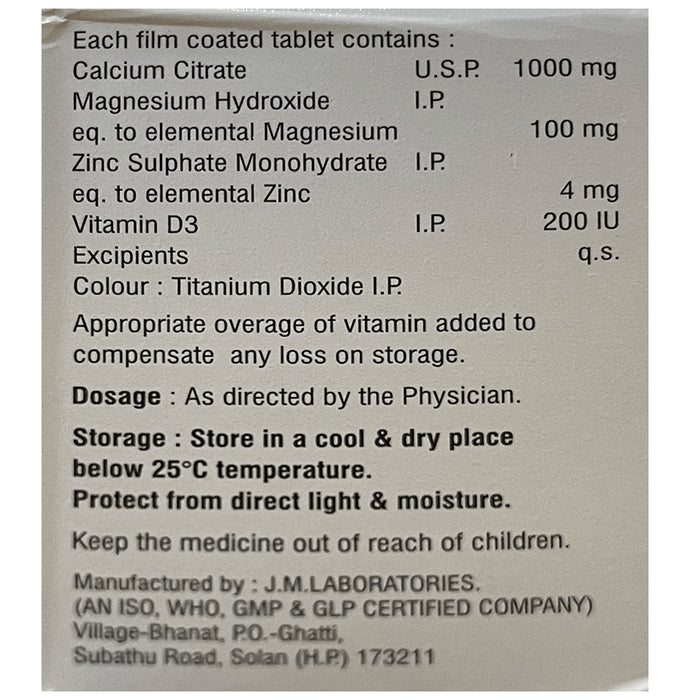 Calsito Tablet (10 Each)