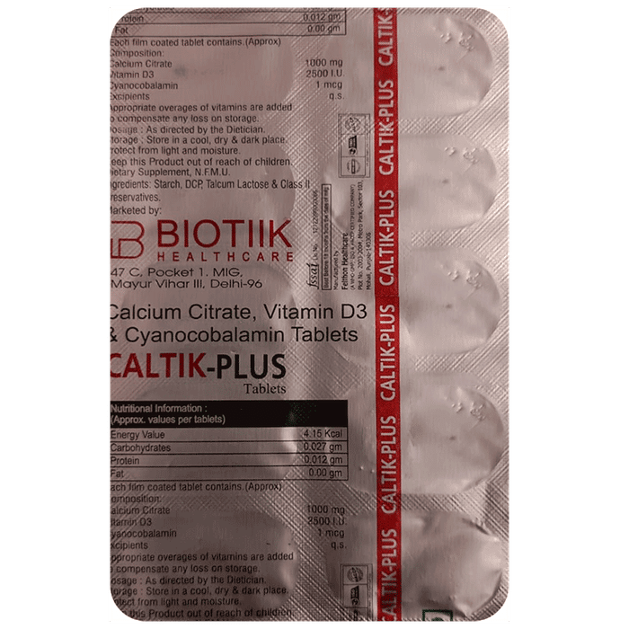 Caltik-Plus Tablet - Classic Derma