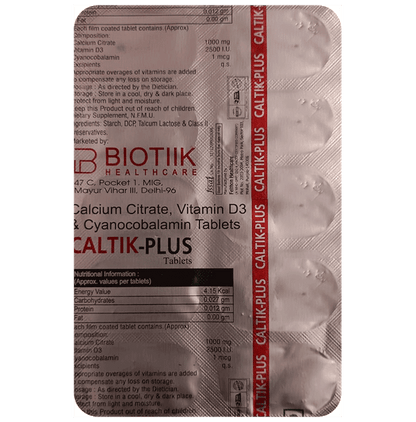 Caltik-Plus Tablet - Classic Derma