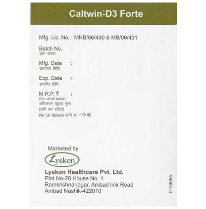 Caltwin-D3 Forte Tablet