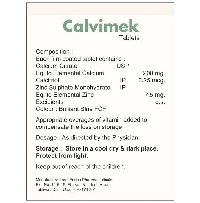 Calvimek Tablet