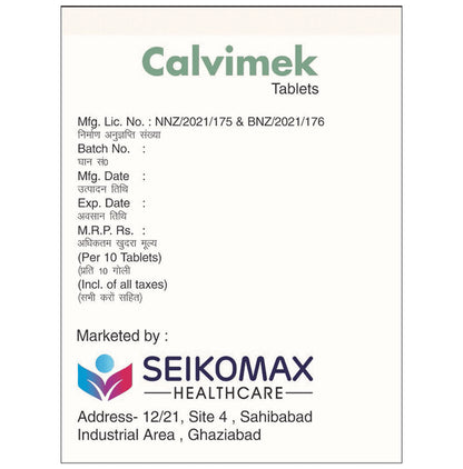 Calvimek Tablet