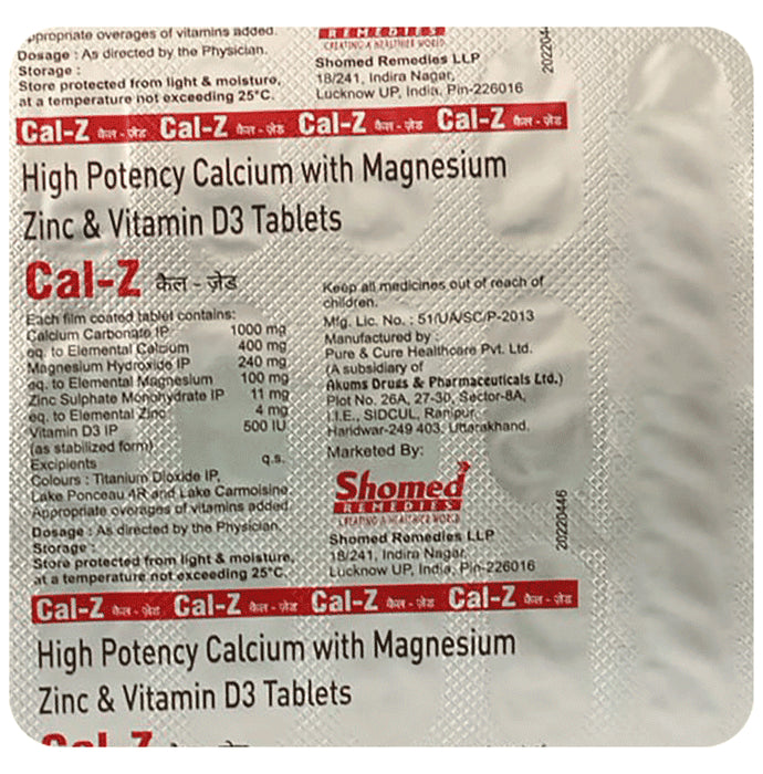 Cal-Z Tablet