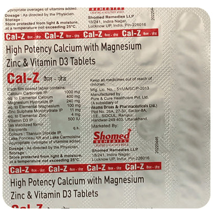 Cal-Z Tablet