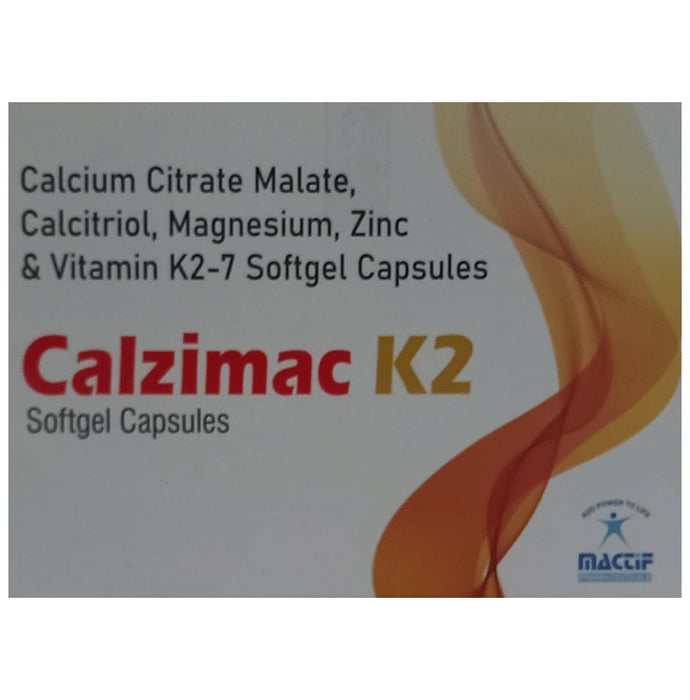 Calzimac K2 Softgel Capsule - Classic Derma