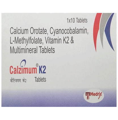Calzimum K2 Tablet - Classic Derma