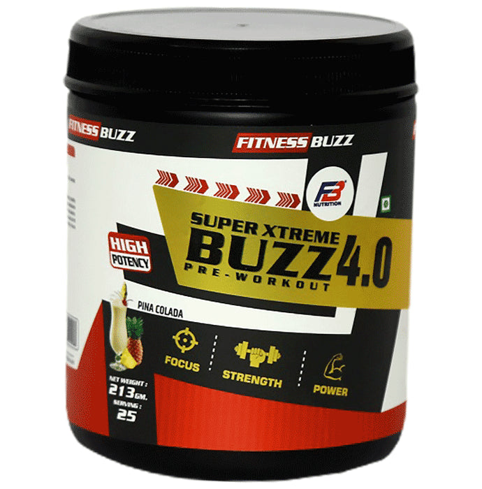 FB Nutrition Super Xtreme Buzz 4.0 Powder Pina Colada - Classic Derma