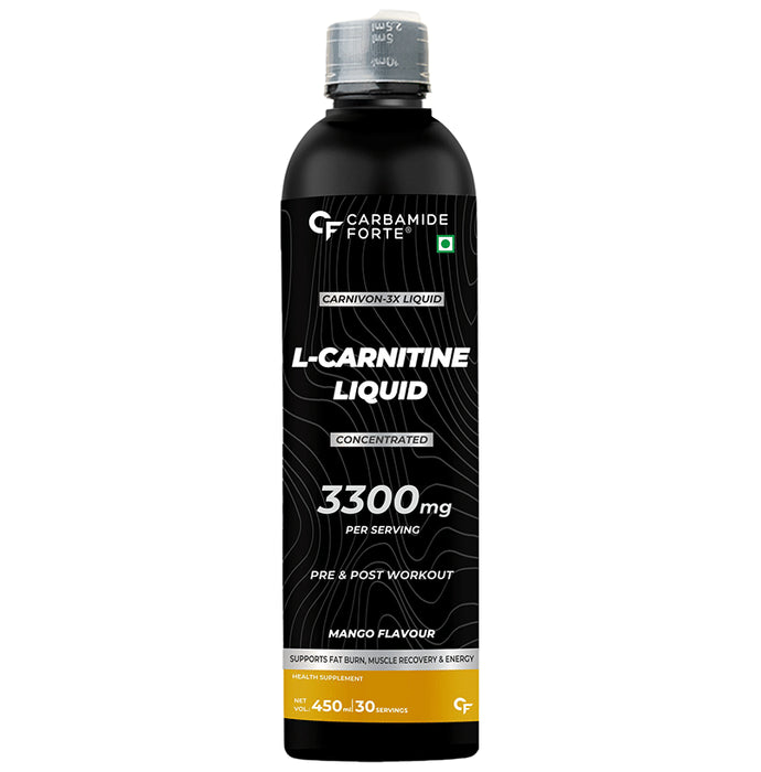 Carbamide Forte L-Carnitine Concentrated Liquid 3300mg Mango - Classic Derma