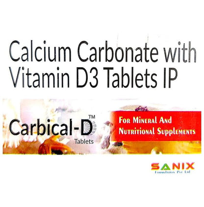 Carbical-D Tablet - Classic Derma