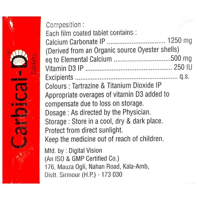 Carbical-D Tablet