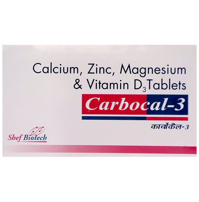 Carbocal 3 Tablet - Classic Derma