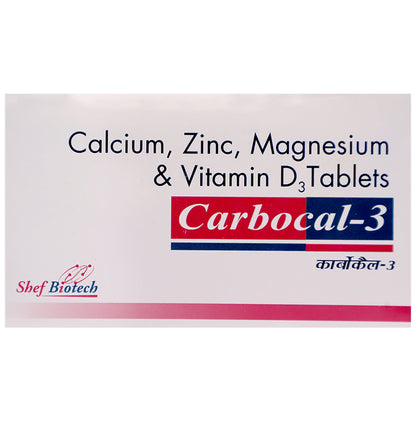 Carbocal 3 Tablet - Classic Derma
