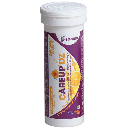 Careup DZ Effervescent Tablet Orange Flavour - Classic Derma
