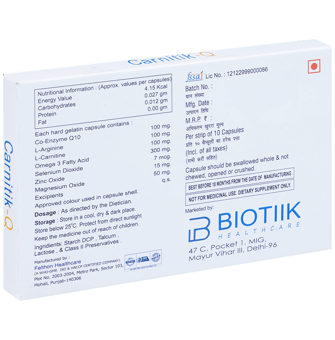 Carnitik-Q Capsule