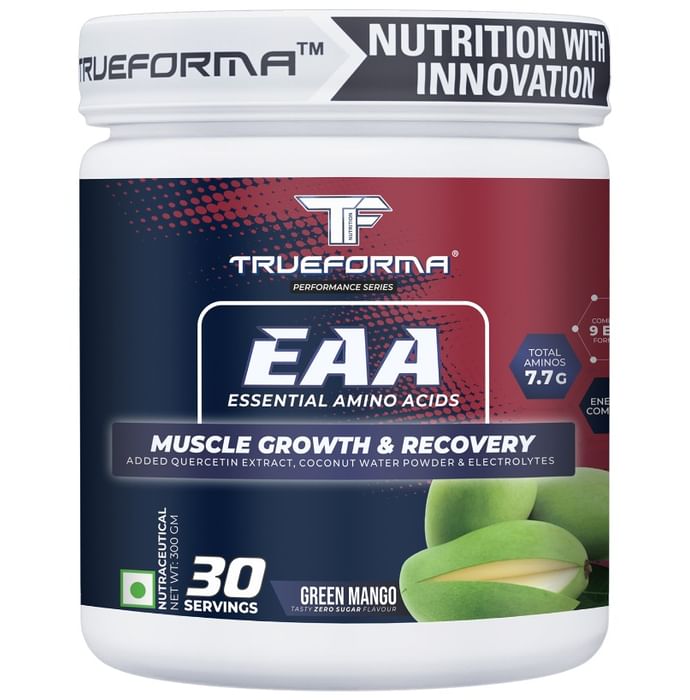 Trueforma Performance Series EAA Essential Amino Acid Powder Green Mango - Classic Derma
