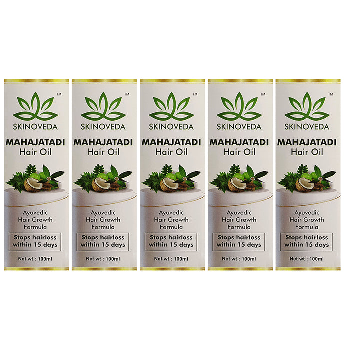 Skinoveda Mahajatadi Hair Oil (100ml Each) - Classic Derma