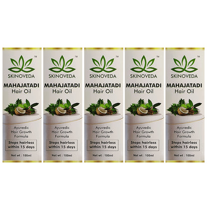 Skinoveda Mahajatadi Hair Oil (100ml Each) - Classic Derma