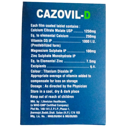 Cazovil-D Tablet
