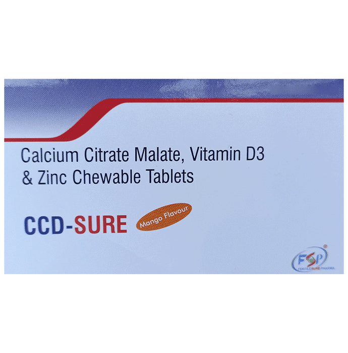 Ccd-Sure Chewable Tablet Mango - Classic Derma
