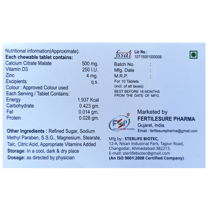 Ccd-Sure Chewable Tablet Mango