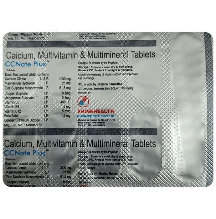 Ccnate-Plus Tablet - Classic Derma